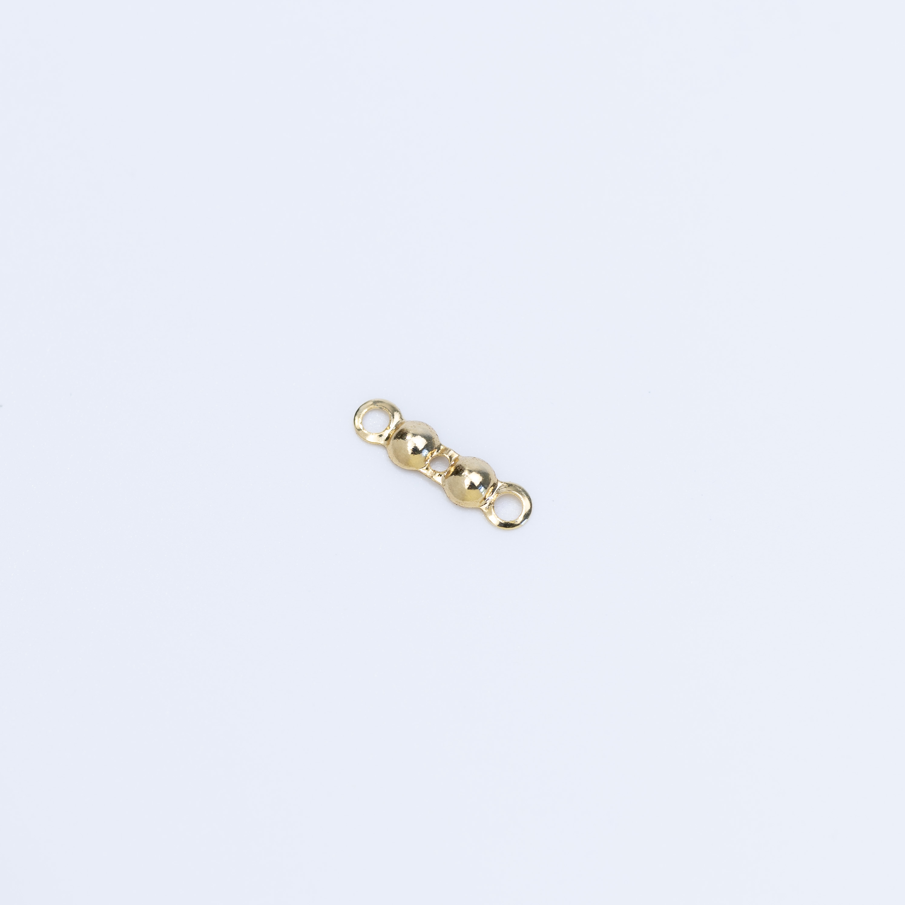 1156 2.5mm Gold End Cap 2 ring